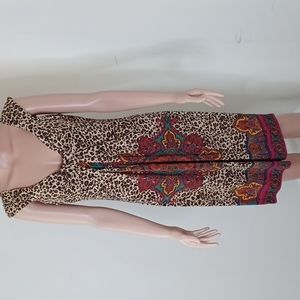 Pre-Owned London Times Women's Size 10 Casual Dress Animal print